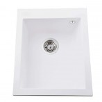 Гранітна мийка Quadro White