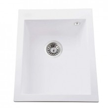 Гранітна мийка Quadro White