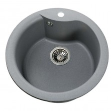 Гранітна мийка Rondo Metallic Gray