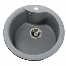 Гранітна мийка Rondo Metallic Gray