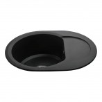 Гранітна мийка Round Black