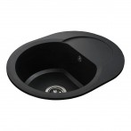 Гранітна мийка Round Black