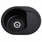 Гранитная мойка Round Black