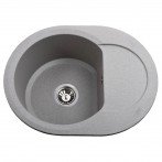 Гранитная мойка Round Gray Stone