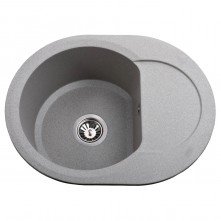 Гранітна мийка Round Gray Stone