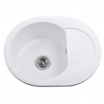 Гранітна мийка Round White