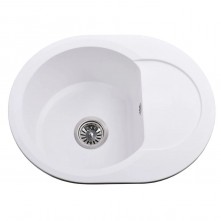 Гранітна мийка Round White