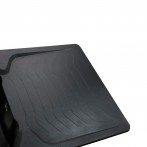 Гранітна мийка Teca Black Metallic