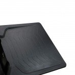 Гранитная мойка Teca Black Metallic