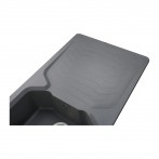 Гранітна мийка Teca Metallic Gray