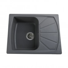 Гранітна мийка Tera Metallic Gray