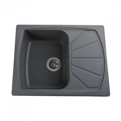 Гранітна мийка Tera Metallic Gray