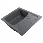 Гранітна мийка Tera Metallic Gray