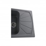 Гранітна мийка Tera Metallic Gray
