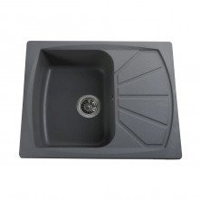 Гранітна мийка Tera Metallic Gray