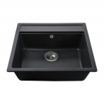 Гранітная мийка Venice Graphit