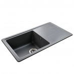 Гранітна мийка Verona Metallic Gray