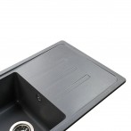 Гранітна мийка Verona Metallic Gray