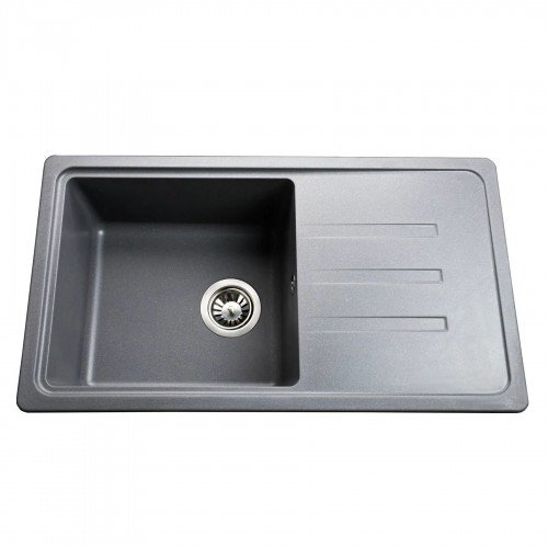 Гранитная мойка Telma Metallic Gray