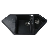 Гранітна мийка Zegna Black