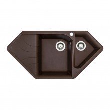 Гранітна мийка Zegna Brown