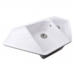 Гранітна мийка Zegna White
