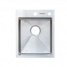 Мийка Platinum Handmade 40*50/220 (товщина 3,0/1,5 корзина та дозатор в комплекті)