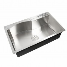 Мийка Platinum Handmade 75*46/230 (з підставкою для ножів)