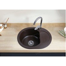 Гранітна мийка Round Brown