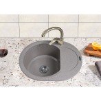 Гранитная мойка Round Mokko